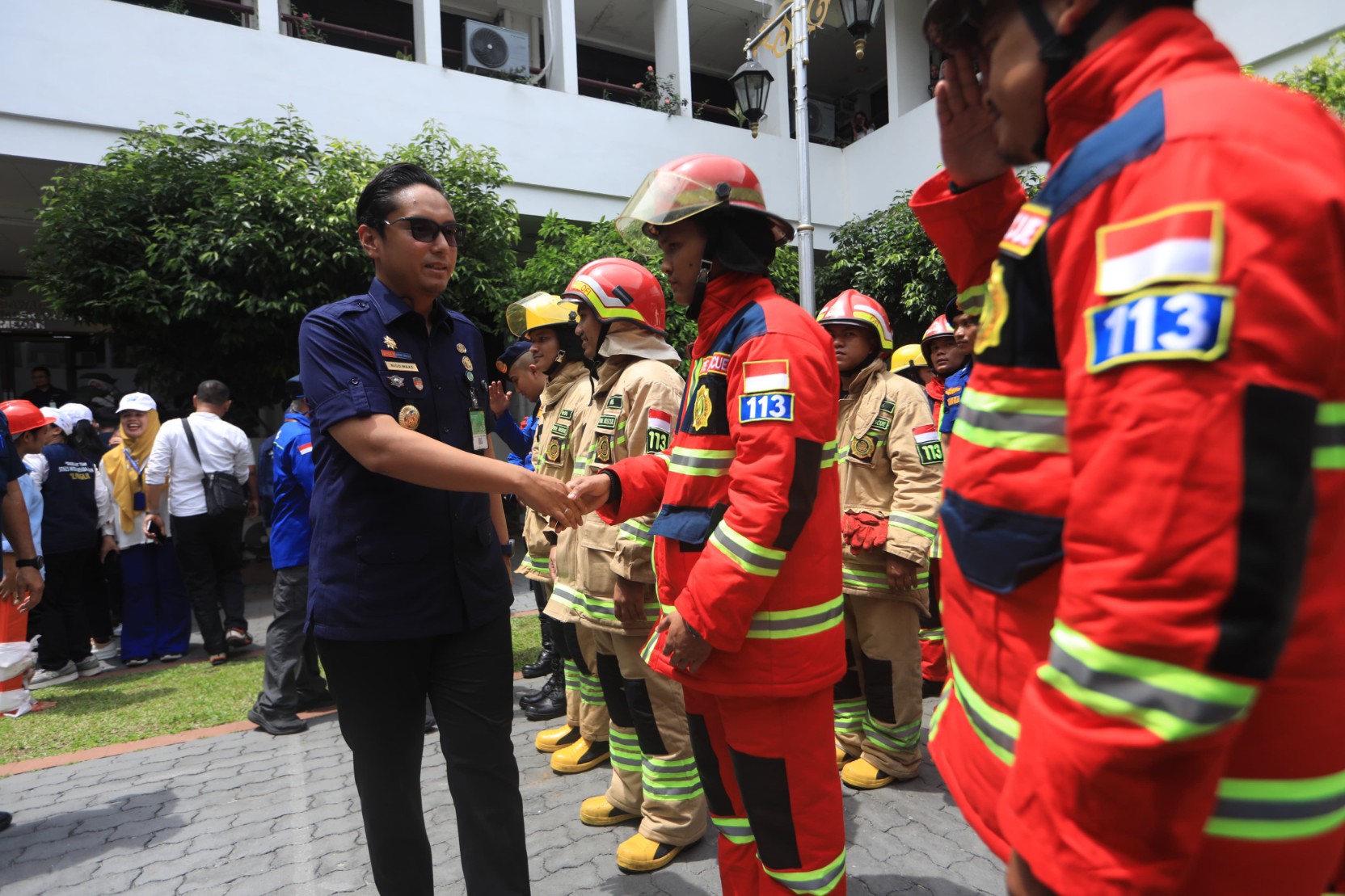 Sosialisasi dan Simulasi Kesiapsiagaan Menghadapi Bencana, Rico Waas Minta Jajarannya Pahami Sistem Kedaruratan